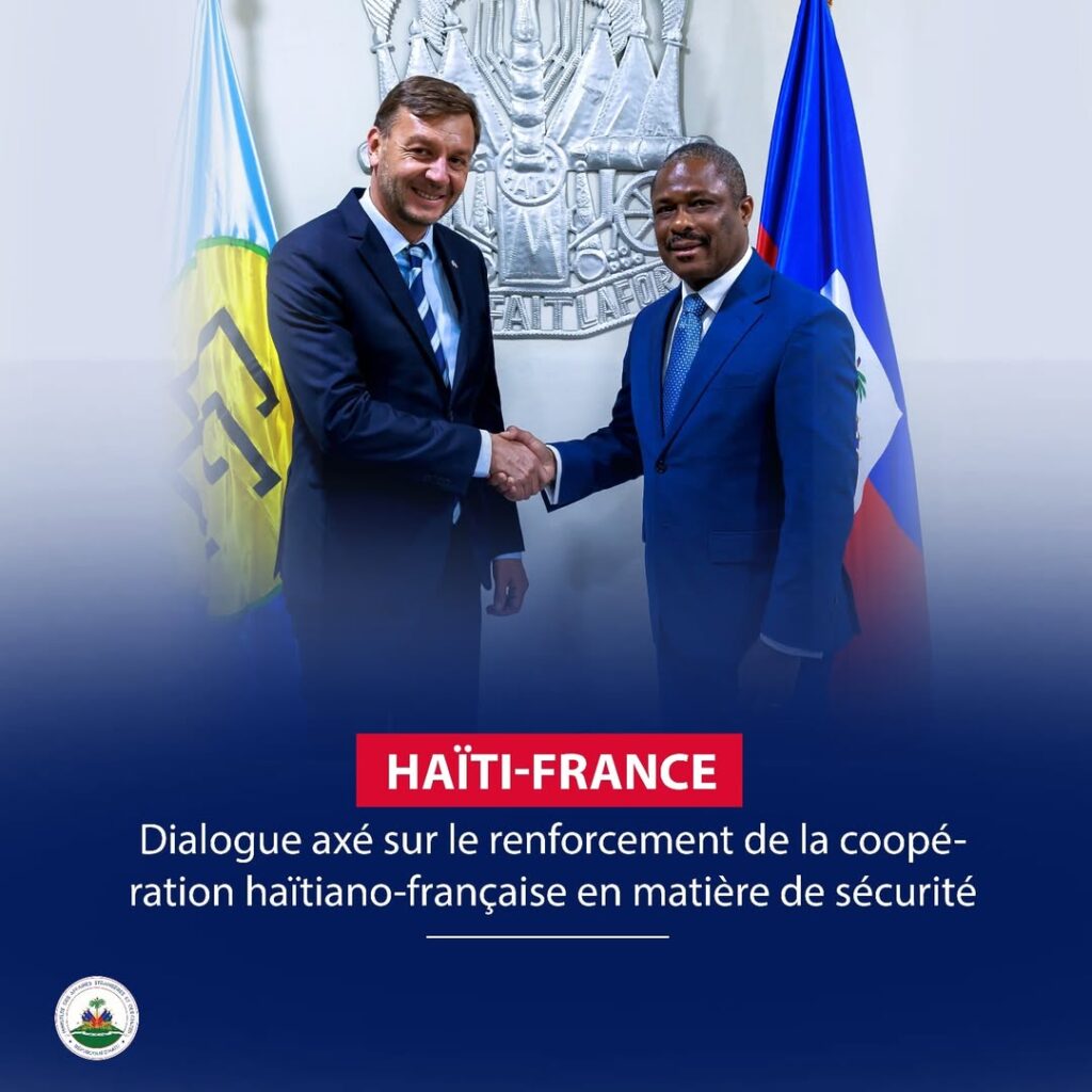 Haïti et France renforcent leur coopération sécuritaire et envisagent un soutien mutuel dans les instances internationales