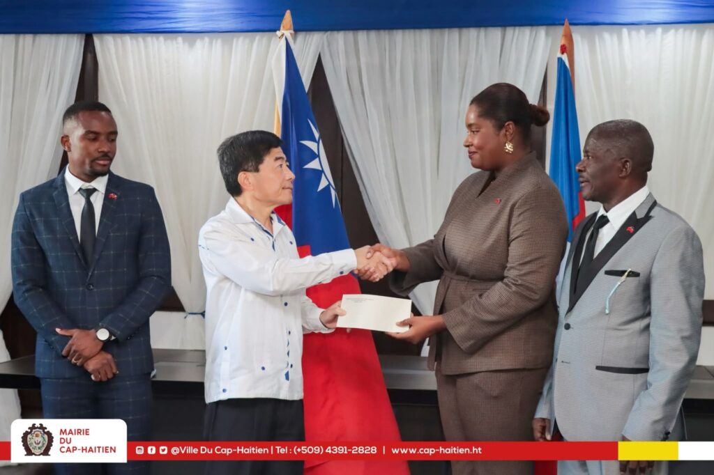 Taïwan annonce un financement pour l’assainissement urbain et l’autonomisation des femmes au Cap-Haïtien
