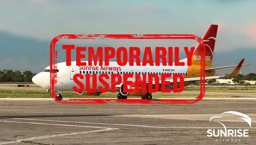 Sunrise Airways suspend tous ses vols à Port-au-Prince après un incident sécuritaire