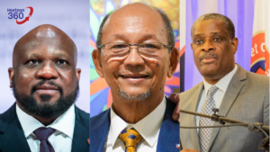 CPT), Smith Augustin et Leslie Voltaire, ainsi que le ministre de l’Économie et des Finances, Alfred Fils Metellus.