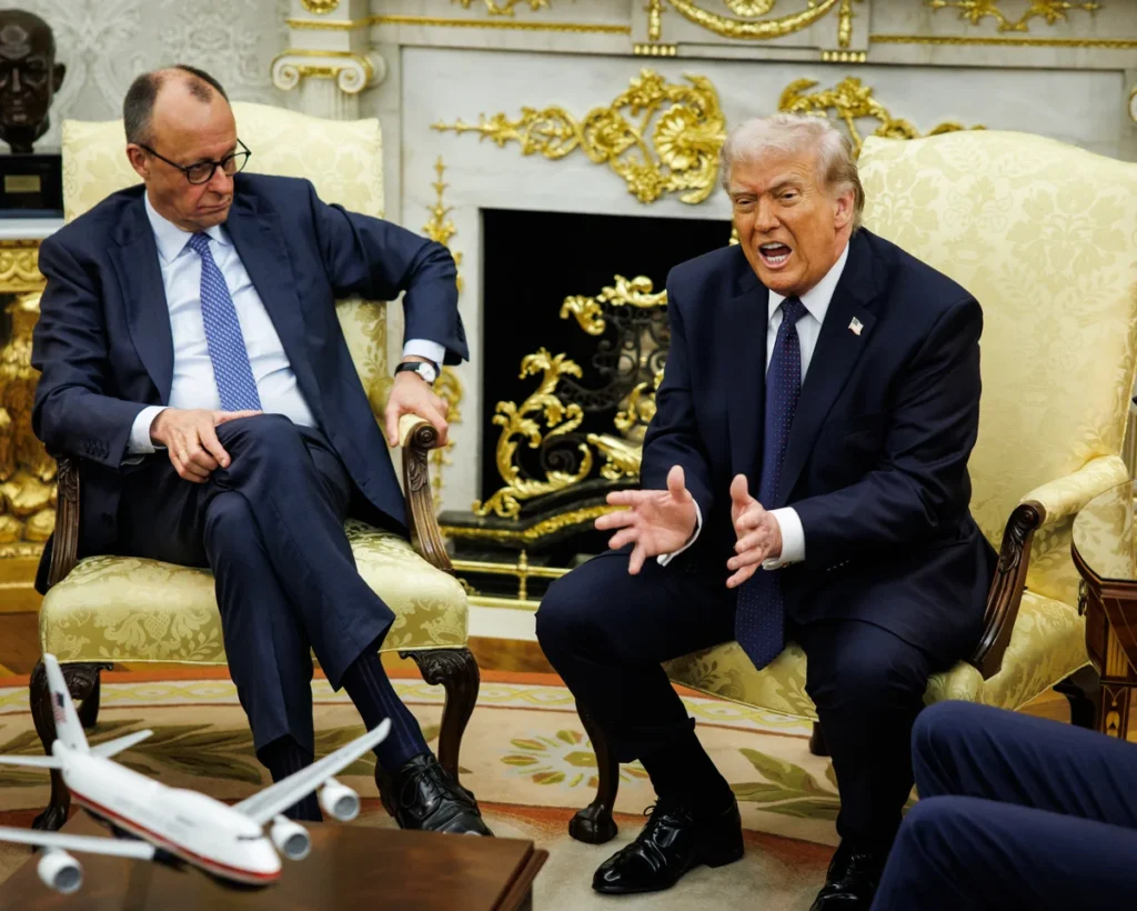 Trump avec berlin - guerre en iran