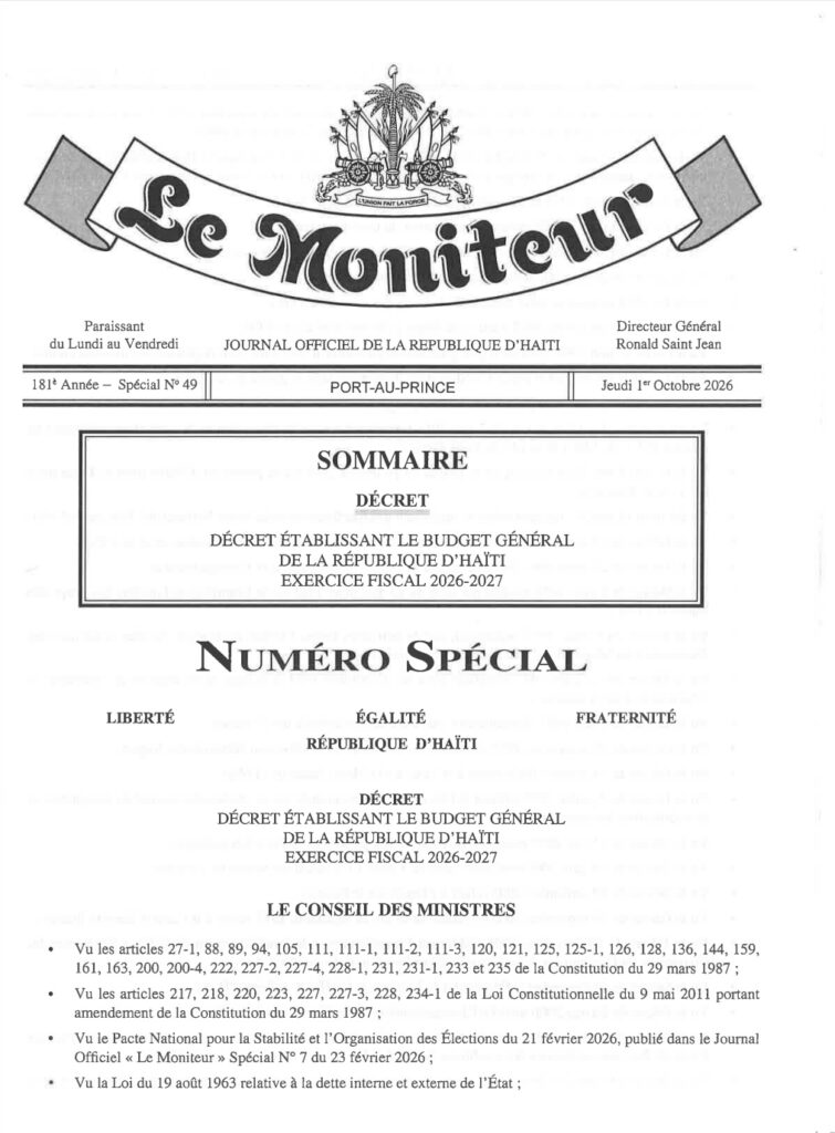 Nouveau Code fiscal en Haïti : NIF obligatoire, contrôles renforcés et sanctions contre la fraude Screenshot 20261019 141512 Samsung Notes 1